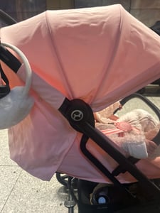 Cybex Beezy Kinderwagen Rosa  Rosa One Size Kunden-Foto 1