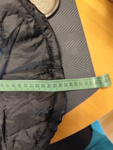 Hundemantel Winterjacke Hundejacke wasserdichte Winter Jacke Warm Winterweste für Kleine Mittlere Große Hunde Gefütterter Brustschutz（S, Blau） Kunden-Foto 1
