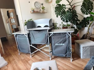 Kempinková kuchyně 172x52x104cm - šedá Fotografie od zákazníka č. 1