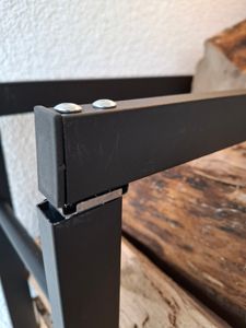 CLP Houtopslagrek Keri V2, zwart, 25x60x150 cm Klantenfoto 1