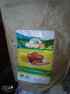 Bio Blütenpollen von ImkerPur, 500 g, in Premium-Imkerqualität, komplett rückstandsfrei, süßlich-mild Kunden-Foto 1