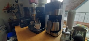 MEDION Kaffeemaschine mit Thermoskanne und Timer (Filtermaschine, 8 Tassen, 1,2 Liter, 900 Watt, 3 Stufen, Warmhaltefunktion, Timer Zeitschaltuhr, Antitropf, Display, MD18458) edelstahl Kunden-Foto 12