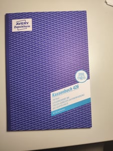 Avery Zweckform® 1226 1226 Pokladničná kniha - počítačová, A4, recyklovaný, modrý papier, 100 listov Fotografia od zákazníka č. 1