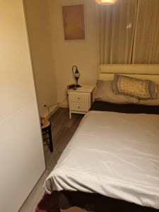 Yaheetech Nachttisch Nachtschrank mit 2 Schüben Nachtschränkchen Nachtkonsole weiß Kunden-Foto 1