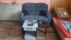 Tavolino allungabile IZAK - nero Foto del cliente 2