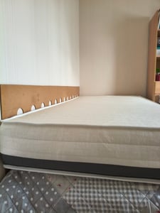 Colchón de muelles de alta calidad con 7 zonas, dimensiones 100 x 200 cm, firmeza H3, 21 cm de alto, modelo DREAMSTAR Gold Foto del cliente 1