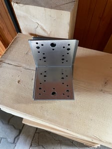 KOTARBAU® Set da 50 angolari per scaffali 50x50x50 mm Angolari per carichi pesanti Angolari di battuta Angolari metallici rinforzati Elementi di collegamento per l'edilizia Acciaio zincato Foto del cliente 1