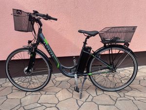 Zündapp Z510 E Bike 28 Zoll Damenfahrrad ab 155 cm mit 3 Gang Nabenschaltung und Rücktrittbremse weiß/grün Kunden-Foto 2