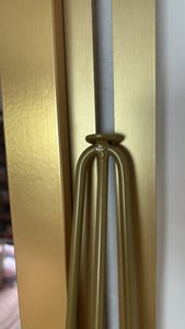 VASAGLE Schminktisch mit Hocker und Beleuchtung, Steckdosenleiste, Spiegel, Frisiertisch, 40 x 100 x 134,8 cm, Kosmetiktisch mit Schubladen Kunden-Foto 3