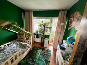 Decovego künstliche Fächerpalme, Kunstpalme, 180 cm aus Kunststoff in Grün, Kunstpflanze für Wohn- & Büroräume, Allergikerfreundlich & Pflegeleicht Kunden-Foto 1