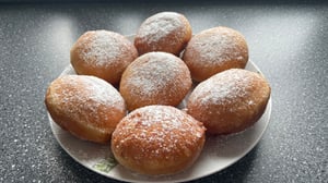 Gebäckspritze, Spritze zum Füllen von Berlinern, Kuchen und Fleisch, 21 cm Kunden-Foto 1
