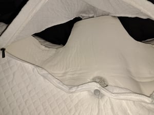 2 sztuki Wygodna poduszka wspierająca kark | Ergonomiczna poduszka do spania | Wysokiej jakości rdzeń poduszki - Poduszka na pościel 74 x 47 cm Zdjęcie produktu od klienta nr 1