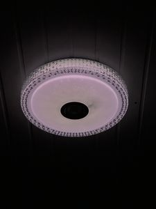 XMTECH 40 W RGB LED stropné svietidlo, stmievateľné, s efektom hviezdnej oblohy, s Bluetooth reproduktorom, s diaľkovým ovládaním alebo ovládaním cez aplikáciu Fotografia od zákazníka č. 1