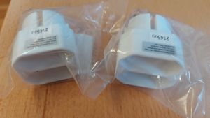 ORSEM Mehrfachsteckdose Schutzkontakt Steckdosenadapter Stromadapter Stecker Multi-Steckdose 2x Schutzkontakt-Buchse 16A max. 3500W Weiß Kunden-Foto 2