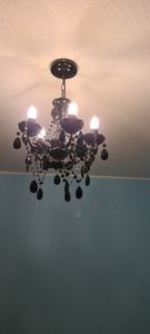 Lustr DIAMONDS 5-ramenný akrylový čirý Fotografie od zákazníka č. 2