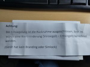 Danke für den Hinweis! ist wohl zur Abschreckung gedacht.