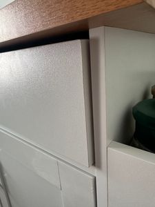 ACXIN Küchenwagen auf Rollen Küchenschrank mit Schubladen und Schranktür Kücheninsel mit Arbeitsplatte Küchenrollwagen Servierwagen Rollwagen für Küche Esszimmer - 115 x 36 x 90 cm, Weiß Kunden-Foto 1