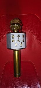 Mikrofon Bluetooth Karaoke Mikrofon ręczny dla dzieci Przenośny mikrofon bezprzewodowy Mikrofon ręczny Karaoke Mikrofon stereo Dźwięk pojemnościowy Złoty Retoo Zdjęcie produktu od klienta nr 3