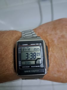 Casio WV-59R-1AEF Wave Ceptor Watch – 34 mm – Radio Controlled – 5 ATM Water Resistance Kunden-Foto 1
