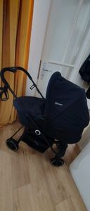 BabyGo Kombikinderwagen Style 3in1, rosa Kunden-Foto 5