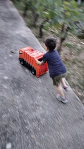 Lena Garbage truck, Ciężarówka, Garbage truck, 3 lat(a), Czarny, Pomarańczowy Zdjęcie produktu od klienta nr 2