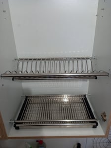 Kondela Geschirrabtropfer für den Hängeschrank Kapio Typ 1 - Edelstahl Kunden-Foto 1