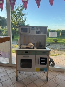 Cucina in legno XXL per bambini - con LED, accessori ed elementi interattivi Foto del cliente 5