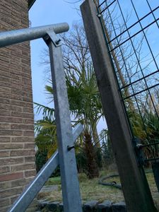 scala in acciaio a 8 gradini su un lato. Larghezza ringhiera 90 cm Altezza piano 120-160 cm Foto del cliente 2