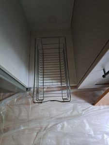 EINFEBEN 2x 40cm Küchenschublade Schubladen Drahtkorb TeleskopSchublade Ablagen Schrankauszug Kunden-Foto 2