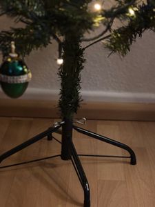 FCH 150 cm Umelý vianočný stromček s 350 špičkami PVC, jedľa so stojanom, zelená Fotografia od zákazníka č. 19