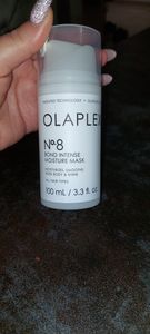 Olaplex Nº.8 Bond Intense Moisture Mask, 100 ml, Frauen, Alle Haare, beschädigtes Haar, Feuchtigkeitsspendend, Glanz, Glättend, Pumpenflasche, Water (Aqua/Eau) , Dimethicone, Cetyl Alcohol, Persea Gratissima (Avocado) Oil, Glycerin, Stearyl... Kunden-Foto 4