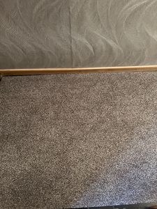 Fußmatte 60 x 100 Anthrazit Waschbar Baumwolle Schmutzfangmatte Fußabtreter Sauberlaufmatte 5 Größen Kunden-Foto 1