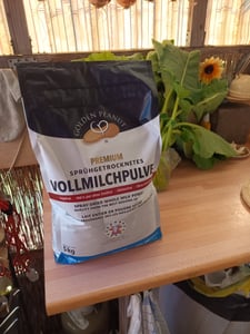 GOLDEN PEANUT Vollmilchpulver sprühgetrocknet für Backen & Eiscreme 1kg Kunden-Foto 1