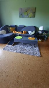 GUNUSS Couchtisch höhenverstellbarer Wohnzimmertisch 100 *50*45cm Ablagefach Sofatisch Kaffeetisch Ausziehbare Tischplatte Kunden-Foto 1