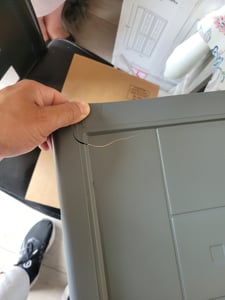 Hoher geteilter Schrank JOLLY, Breite 68 cm Kunden-Foto 3