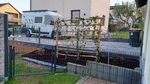 BOOGARDI Rankhilfe Holz in 33 Größen · Höhe 180cm Breite 200cm · Natürliche Garten Rankgitter Kletterhilfe Spalier freistehend Kletterpflanzen Kunden-Foto 1