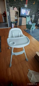 Moby-System Magnolia 2in1 Kinderhochstuhl Grau Kunden-Foto 1