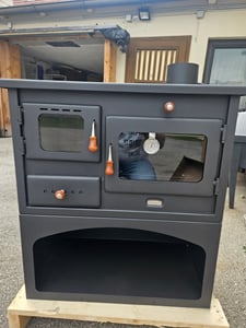 EEK A Poêle de cuisine à bois Prity 1P34 - 10 kw Photo du client 2