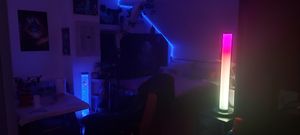 PartyFunLights – XXL-Fischlampe mit Blasen, 80 cm – Farbwechsel – wird über einen USB-Adapter betrieben – inkl. USB-Kabel Kunden-Foto 3