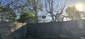 EXIT Silhouette Trampolin 214x305cm, auf Beinen, Rechteckig, für Kinder, Schwarz Kunden-Foto 3