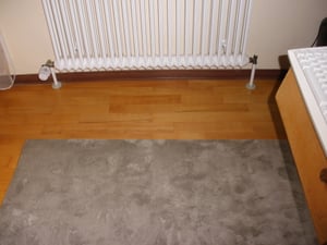Homebyhome Waschbarer Kurzflor Teppich - Rutschfest, Einfarbig & Weich im modernen Stil, Grösse: 60x110 cm Kunden-Foto 2