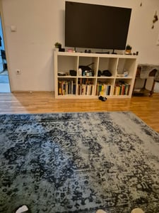 benuta Vintage Teppich Wohnzimmer Suki Türkis 160x230 cm Wohnzimmerteppich Schlafzimmer weich orientalisch Rechteckig Kunden-Foto 1