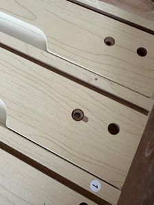 WOLTU Kindertisch mit 2 Stühlen, Kindersitzgruppe mit Stauraum, für Kinder ab 2 Jahren, Grün + Weiß Kunden-Foto 1