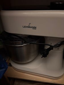 LEHMANN Multifunktions Küchenmaschine, 12 Geschwindigkeiten, Fermentationsfunktion mit Heizfunktion, integrierte Waage, Display, Timer Kunden-Foto 1