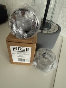 Firell® Brennkammer-Set für Ethanol Kamine - 3-teiliges Brenner Set für Tischkamine Kunden-Foto 1