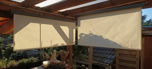 tectake® Senkrechtmarkise Eloise verschiedene Größen inkl. Wandhaltern Kunden-Foto 1