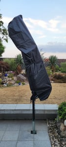 Parasol z sygnalizacją świetlną Parasol z osłoną ochronną Parasol z korbą do parasola 205 * 57 cm Zdjęcie produktu od klienta nr 2