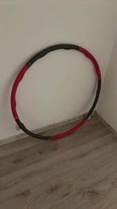 Sporttrend 24® Gymnastikreifen 1,2-1,8kg grau/pink | Fitness Reifen (1,2kg) Kunden-Foto 1