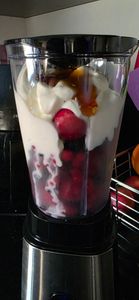 LEHMANN Standmixer Smoothie Maker Mixer 1000ml, 1200W,  Smoofit Blender mit tragbare Flaschen Kunden-Foto 5