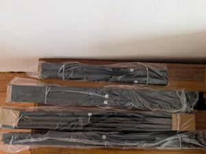 VASAGLE Einzelbettgestell, 90 x 200 cm, Bettgestell, mit gepolstertem Kopfteil, Bettrahmen, Stahl, trägt bis zu 250 kg, einfache Montage Kunden-Foto 2